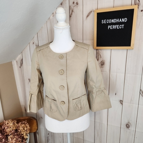 LOFT Tan Jacket Blazer - Picture 1 of 8